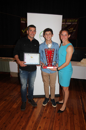Paul and Lachlan Deep with Nicole Begg